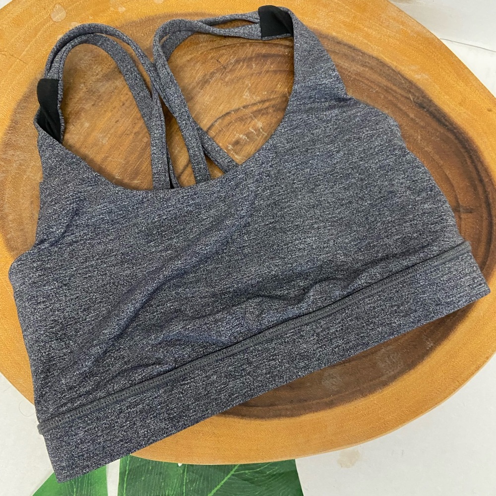 Lululemon Athletica Gray Sports Yoga Bra